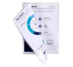 Sachet de 10 étuis de protection doubles PVC Haute Qualité 30/100e - A4 - Cristal