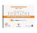 Fontaine Extra Blanc Grain Satiné album spiralé 12F 30x40cm 300g