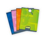 Cahier piqué 8000 CARTE 17x22 cm 32 pages grands carreaux 90 g - Assortis