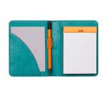 Rhodiarama livret porte-bloc N°11 pour bloc ou carnet format A7 - Paon