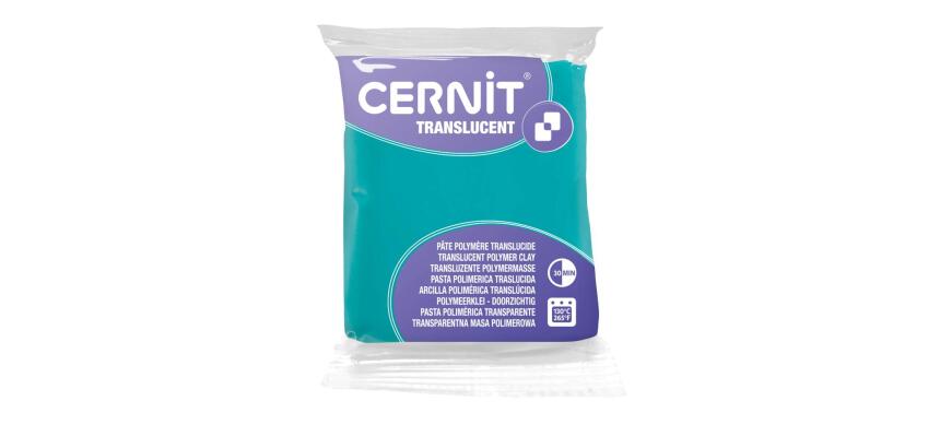 Cernit TRANSLUCENT 56 g Emeraude - Vert emeraude