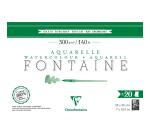 Fontaine bloc collé 4 côtés 20F 18x26cm 300g grain torchon