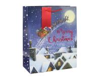 Flying Santa, sac large 26,5x14x33 cm - Bleu nuit