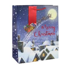Flying Santa, sac large 26,5x14x33 cm - Bleu nuit