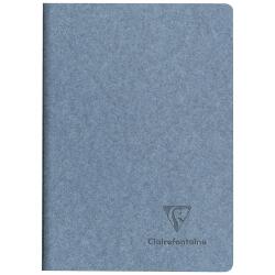 Jeans et Cocoa, Carnet piqué cousu fil A6 96 pages lignées, jeans - Bleu jeans