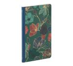 Gaïa bleu, Carnet cousu fil 9x14cm, 96 pages, ligné, ass.