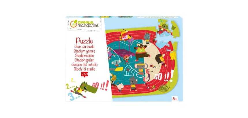 Puzzle éducatif, Jeux du stade - Multicolore