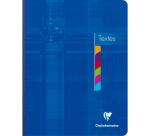 Cahier de textes brochure 17x22cm 144 pages grands carreaux Couleur aléatoire - Assortis