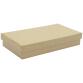 Boite rectangle plate 18x10x3cm - Kraft