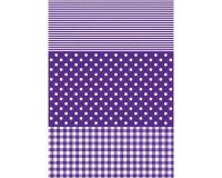 * Pochette 3 Feuilles Identiques Ref 488 - Violet