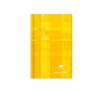 Carnet brochure rembordée rigide 7,5x12cm 128 pages petits carreaux - Assortis