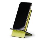 Rhodiarama support pour téléphone mobile simili cuir italien 13x8x8,5 cm - Anis