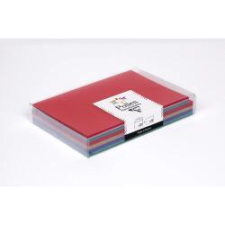 Coffret Pollen de 20 enveloppes C6 (114 x 162 mm) + 20 cartes simples 110 x 155 mm - Noël traditionnel - Assortiment