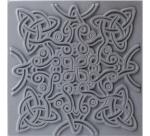Cernit plaque de texture Celtic knot - Gris