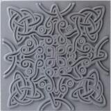 Cernit plaque de texture Celtic knot - Gris