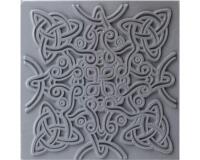 Cernit plaque de texture Celtic knot - Gris