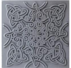 Cernit plaque de texture Celtic knot - Gris