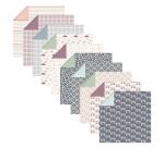 ORIGAMI, Pochette de 60 feuilles 70g/m2 au format 15x15cm - Little love - Multicolore