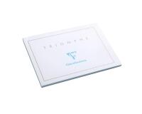 Bloc encollé de 20 Cartes Triomphe - Bristol Blanc - A6- 105x148 mm - 205g/m2 - Blanc
