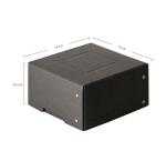 PureBox Black 150x150 85mm - Noir