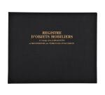 Registre 24x32cm Objets mobiliers - Spécial garagistes 100 pages - Noir