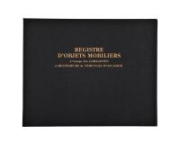 Registre 24x32cm Objets mobiliers - Spécial garagistes 100 pages - Noir