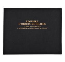 Registre objets mobiliers spécial garagistes Exacompta 4441E - 24 x 32 cm 100 pages