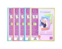Carpeta de funda Kreacover® Chromaline Pastel semirígido 5/10e - (Vistas: 40 Fundas: 20) - 24x32 cm para A4 - Colores surtidos