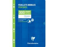 Feuillets mobiles-blanc A4 petits carreaux 300 pages - Bleu Klein