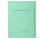 Chemise dossier 2 rabats Exacompta Super 210 24 x 32 cm couleurs assorties - Paquet de 50