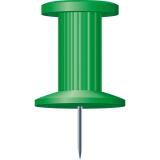 Boîte de 25 épingles Push Pins - Hauteur de pointe 7mm - 10mm de diamètre