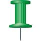 Blisterbox mit 25 Stück Pinnwandnadeln Push Pins, Ø10mm, Spitze 7mm