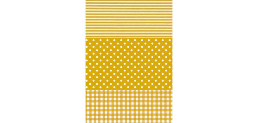 * Pochette 3 Feuilles Identiques Ref 543 - Jaune