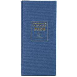 Agenda de bureau Banquier long Euro et cents 16 x 34 cm Journalier 2026 - Aléatoires