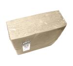 Paquet de 40 serviettes micro gaufrées ouate 2 plis - pliées 1/8