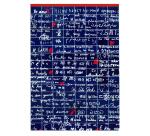 Le Mur des Je t'aime, Bloc entoilé entête A5 14,8x21 cm, 70 feuillets, ligné