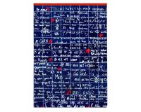 Le Mur des Je t'aime, Bloc entoilé entête A5 14,8x21 cm, 70 feuillets, ligné