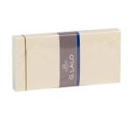 25 enveloppes DL (110x220mm) Vergé de France doublées gommées