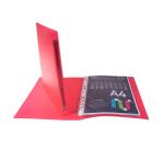 Classeur 4 anneaux plastifié Exacompta Chromaline A4 - Dos 2 cm couleurs assorties