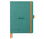 Rhodia Goalbook Softcover Notebook - Dot - 120 Sheets - 90gsm - Aqua
