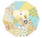 ORIGAMI, Pochette de 60 feuilles 70g/m2 3 formats - French riviera - Multicolore