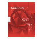 Musique & Chant piqué 7000 17x22 cm 48 pages grands carreaux/portées 70 g - Assortis