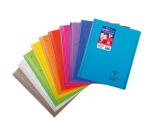 Cahier reliure intégrale enveloppante Koverbook A4+ 160 pages petits carreaux détachables perforé 4 trous couverture polypropylène t ransparent - Assortis