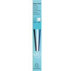 Boite 25 reliures spirales plastique 6mm