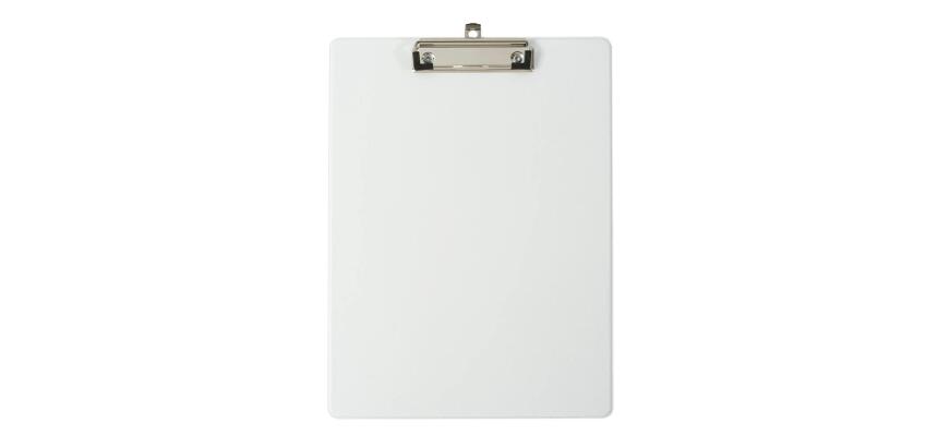 Clipboard with back pocket PP A4 black