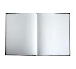 Livre d'or Balacron avec titre 100 pages blanches - 27x22 cm vertical