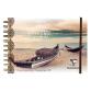 Carnet de Voyage polypro spiralé 30F A5 180g plage