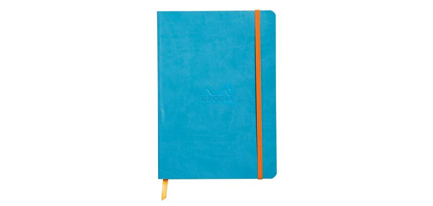 Rhodia Softcover Notebook - A5 - Dot - 80 Sheets - 90gsm - Turquoise|