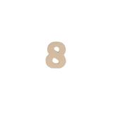 Chiffre 8 kraft 20cm - Kraft