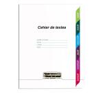 Cahier de textes piqué 8000 POLYPRO 17x22cm 124 pages grands carreaux Incolore - Incolore